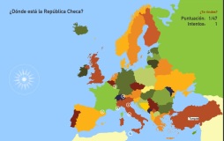 mapa países Europa